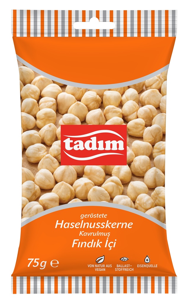 75 GR. HAZELNOTEN GEROOSTERD