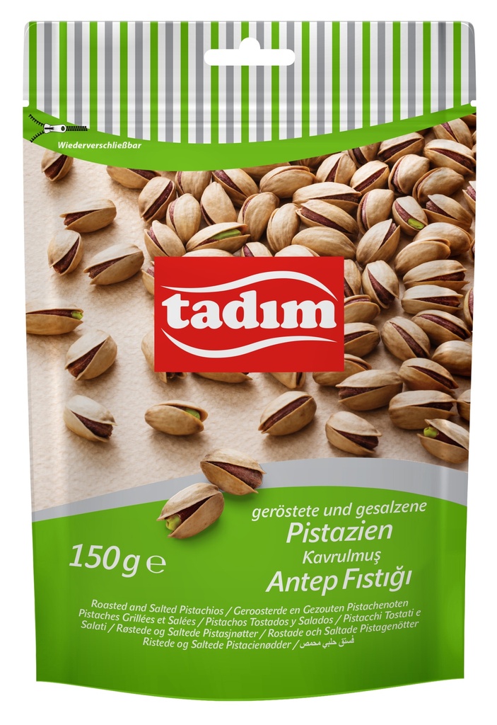 150 GR. ANTEP PISTACHENOTEN GEROOSTERD & GEZOUTEN